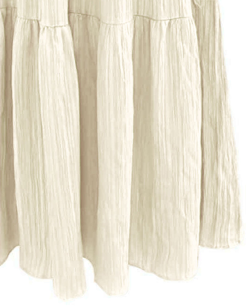 Klänning Mode Solid Halter