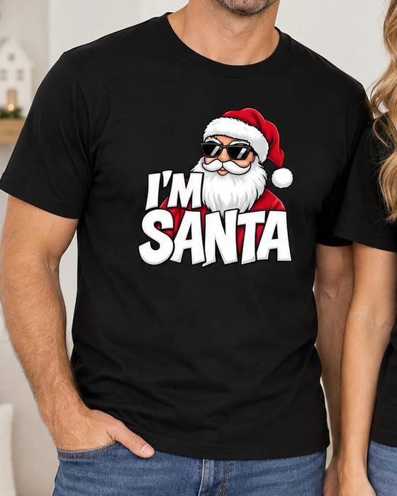 Jag Är Tomte Jul Par Grafisk T-Shirt