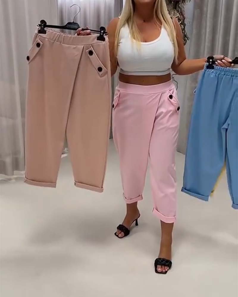 Byxor Designer Häst Ansikte Harem