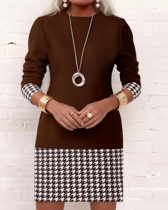 Klänning Kypert Inlägg Långärmad