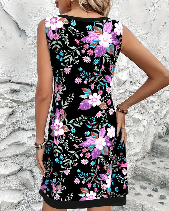 Klänning Tryckt Casual