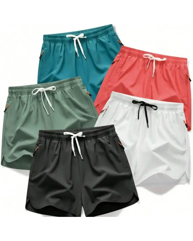 Shorts Dragkedjeficka Snabbtorkande Delfin