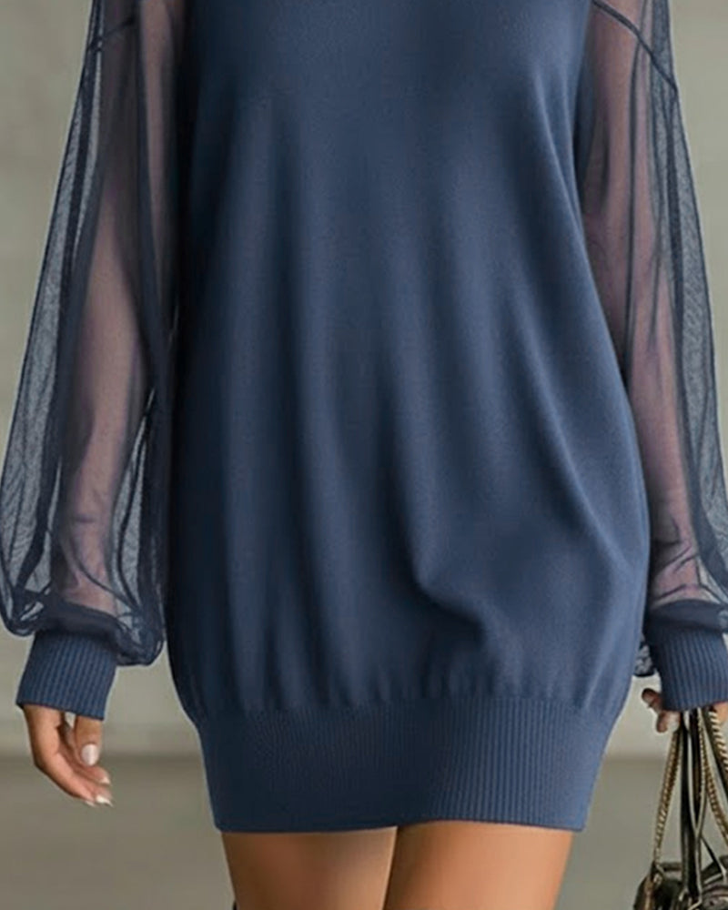 Klänning Lyktärm Enfärgad Lapptäcks