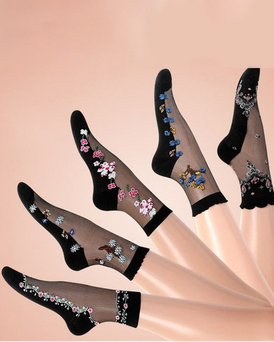 GlasSilke Kristallstrumpor