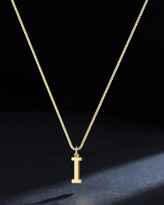 Moderna och utsökta 26 engelska alfabet halsban