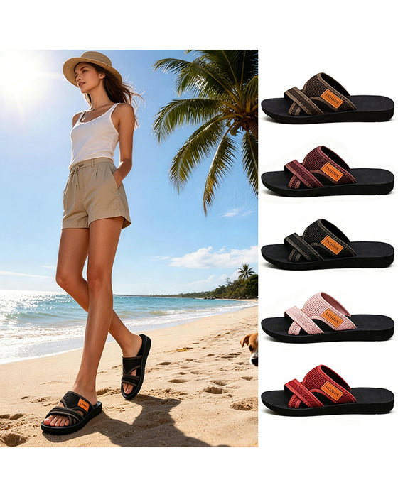 Sandaler Minimalistisk Mesh Slip-On Mode Toffel