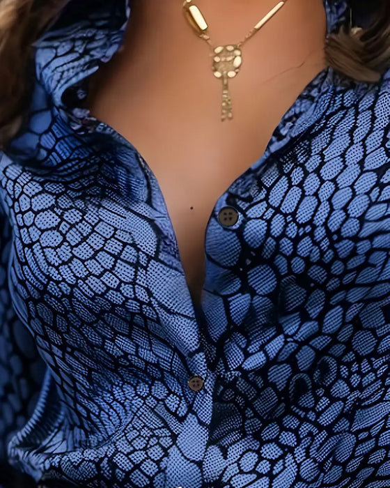 Skjorta Modig Djurmönstrad