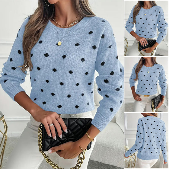 Pullover Rundhals Långärmad