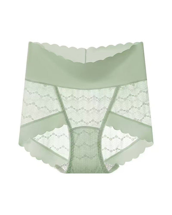 Andningsbara Sömlösa Höga Midjelinses Trosor