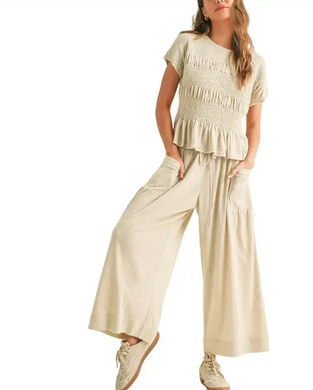 Set Enfärgad Kort Ärm