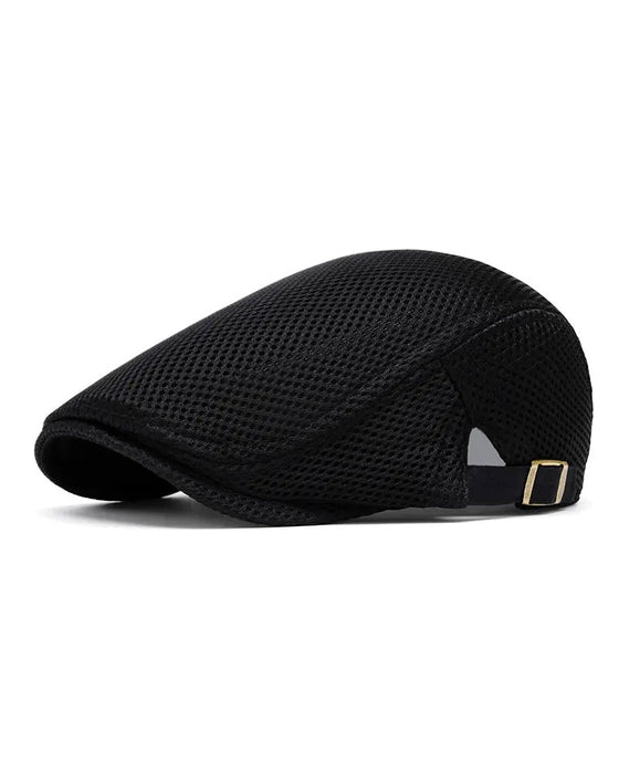 Herr Andas Nät Flat Keps - Justerbar Newsboy Ivy Basker Sommarhatt