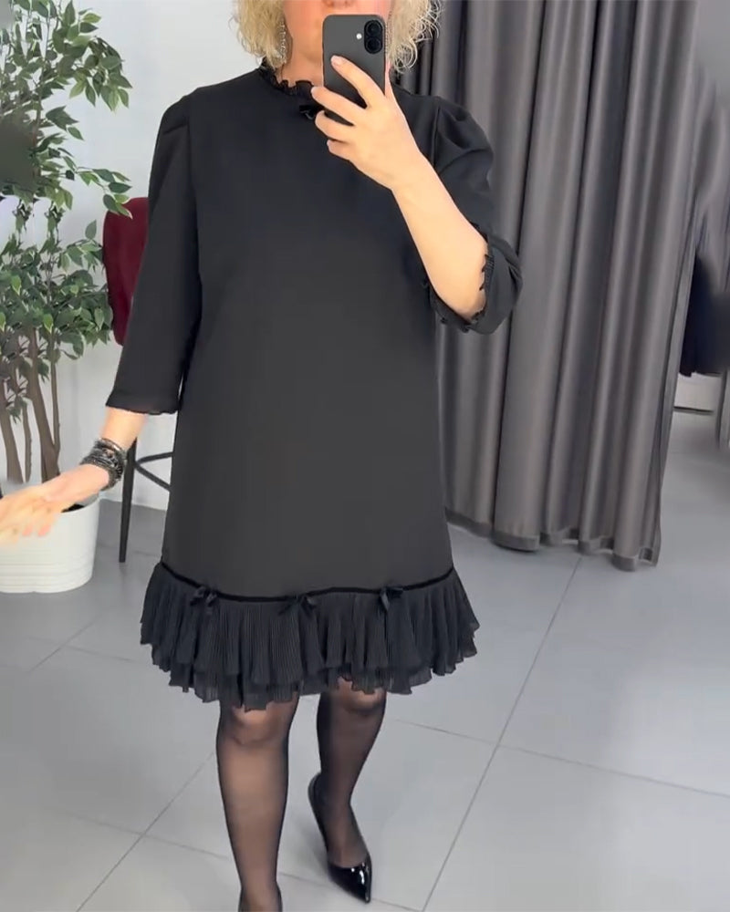 Klänning Puffärm Ryschad Lappverk