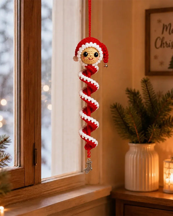 ☃️ DIY Kit Snögubbe I Spiral Virkning