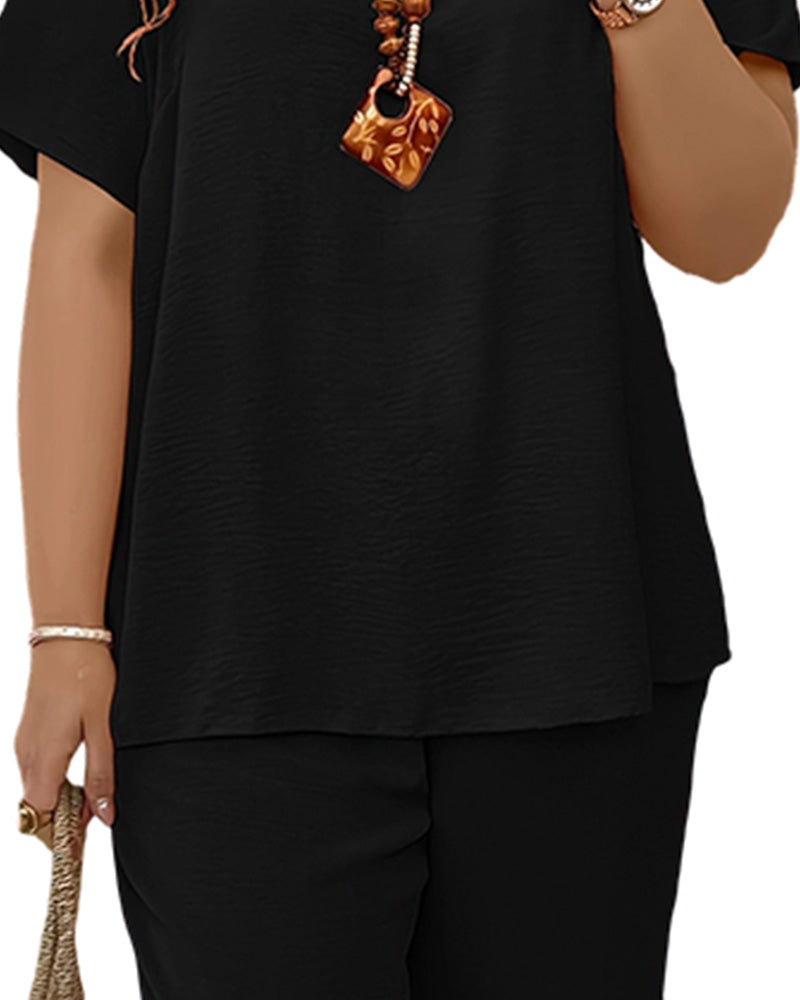Set Casual Löst Solid
