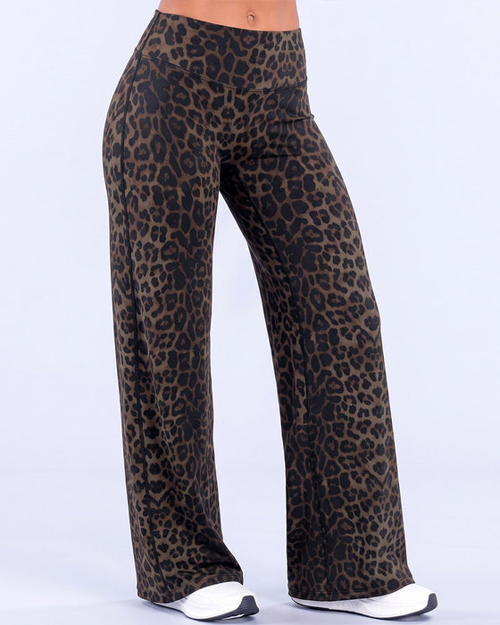 Byxor Dam Leopard Tryck Breda Ben Athletic