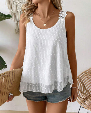 Väst Enfärgad Axelband