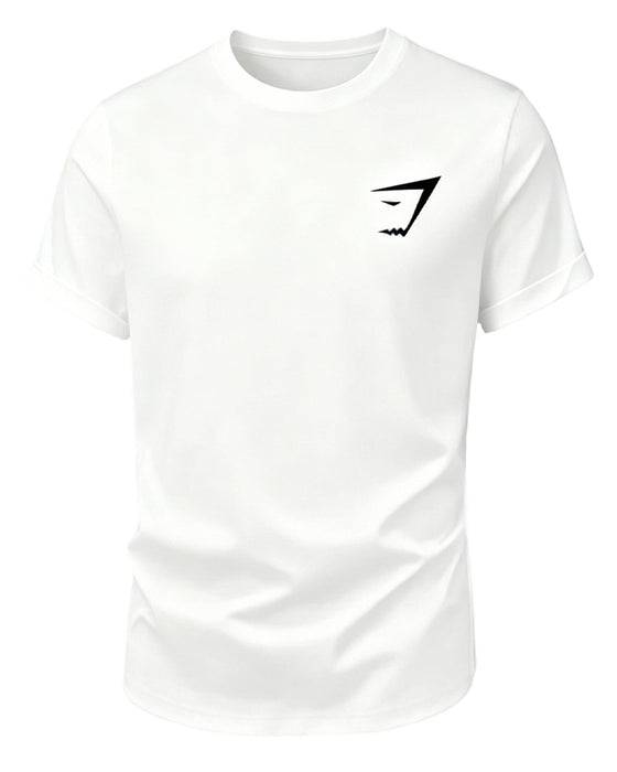 Avslappnad T-Shirt Rundhalsad, Kortsärmad