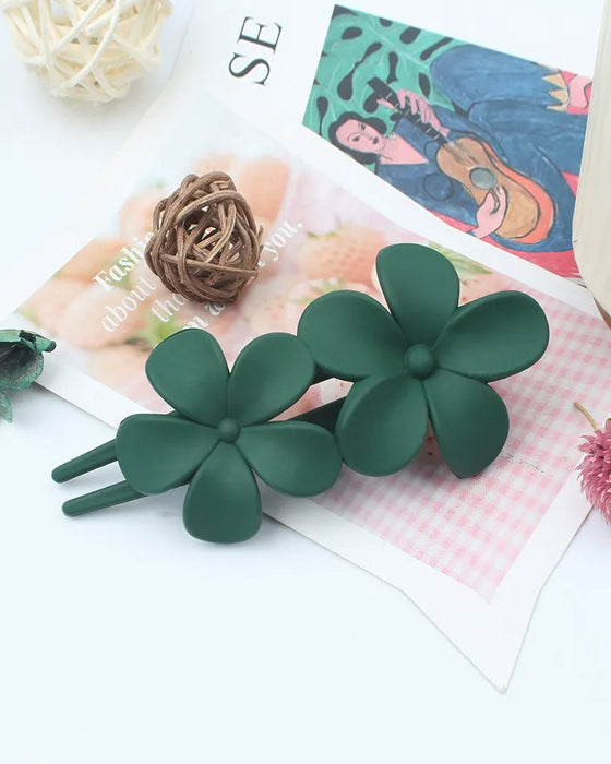 Hårklämma Flickors Blomsterbak