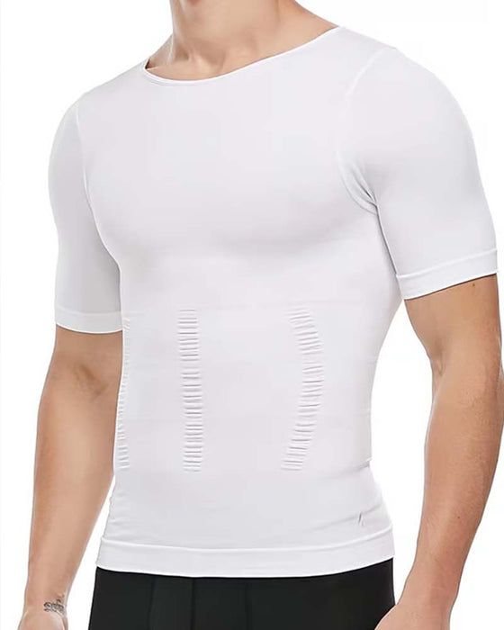 T-Shirt Herr Kortärmad Smalnande