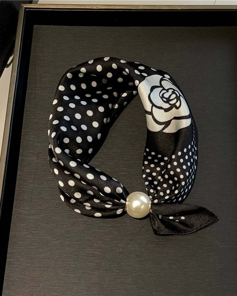 Lättillgänglig Glamour: Pärlhalsbandscarf 🧣