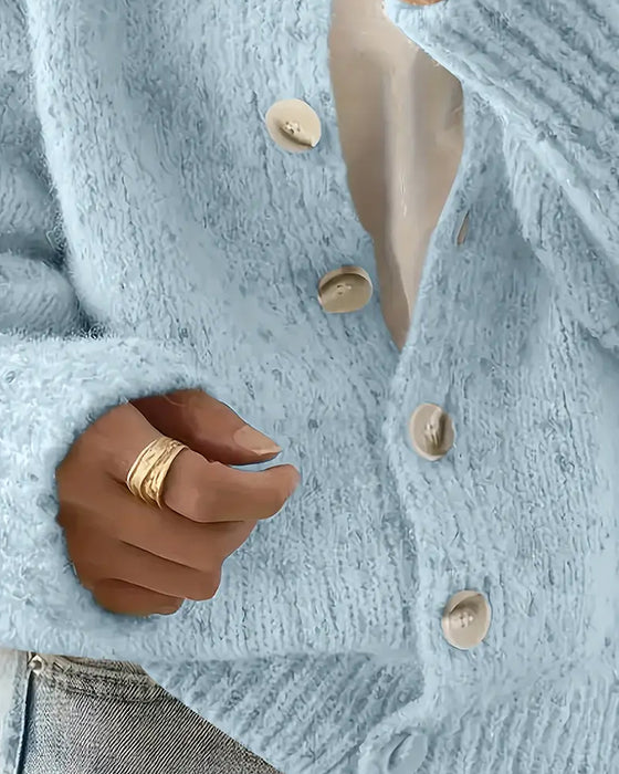 Bekväm Enfärgad Kofta