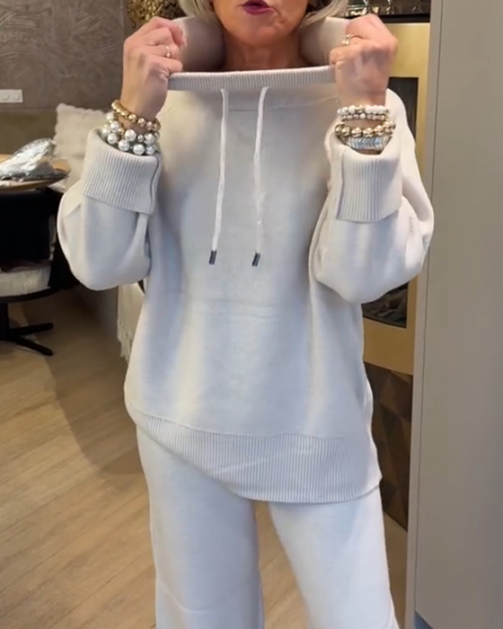 Tröja Halsad Dragsnodd Mode