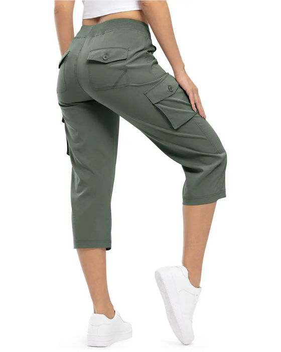 Byxa Casual Cropped Multificka Vandring