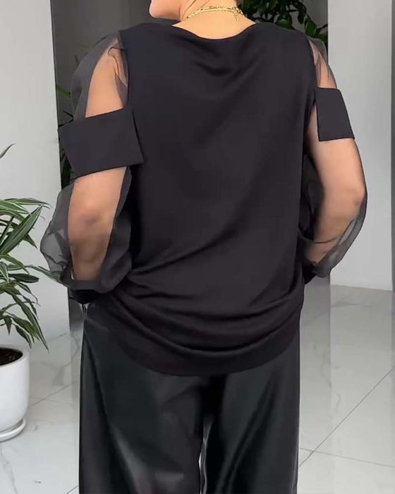 Topp Modig Nät Långärmad