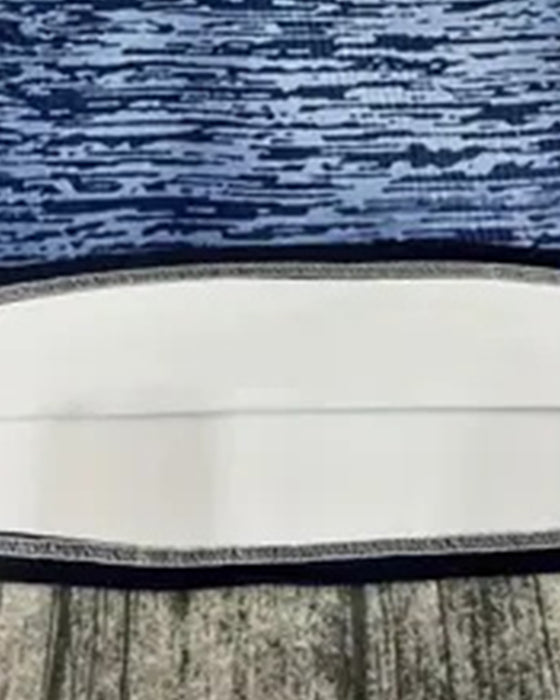 T-shirt Rundhals Kortärmad Kontrastfärg