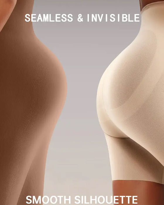 Magkontroll Shapewear Andningsbara Bekväma Shorts För Kvinnor Rumplyftande Body Shaper Shorts Höga Midjan Sömlösa Gördel Under Klänning