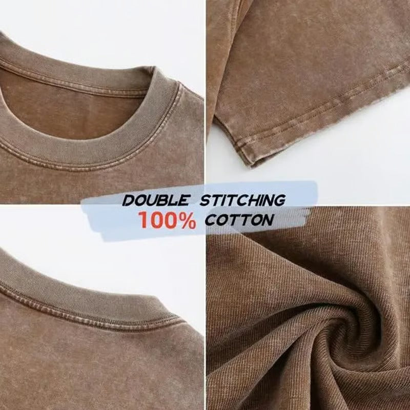 T-Shirt Herr Vintage Lössittande