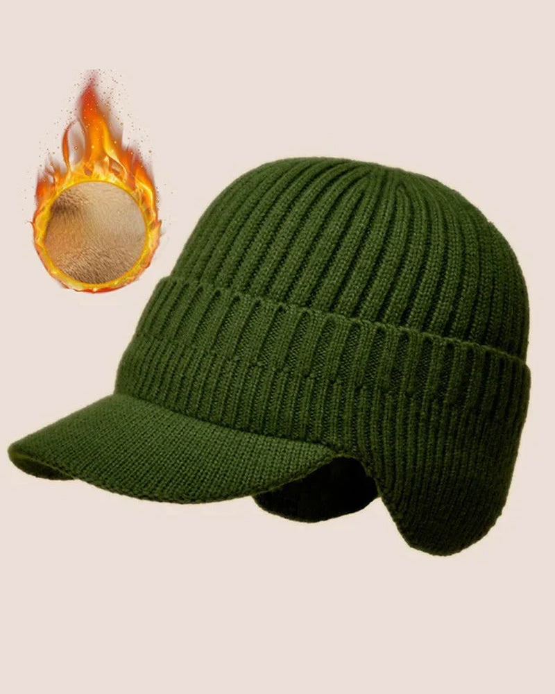 Hatt Utomhus Ridning Elastisk Varm Öronskydd Stickad