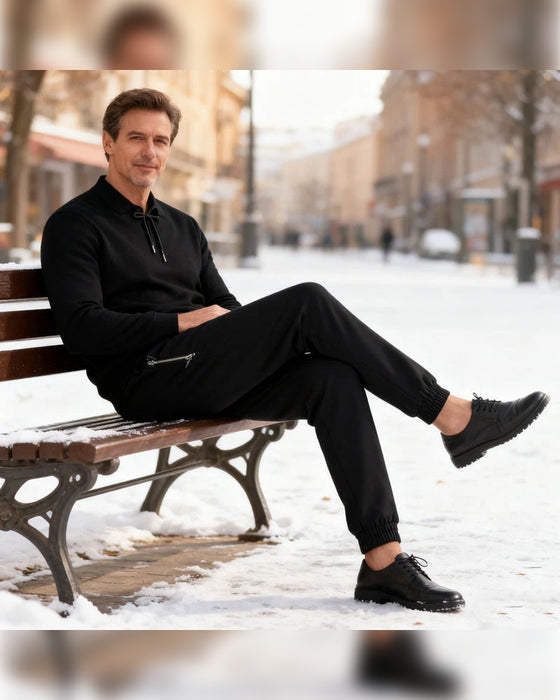 Herr Byxor Varmfodrade Vattentäta Dragsnodd