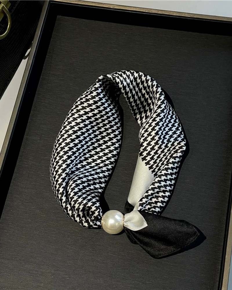 Lättillgänglig Glamour: Pärlhalsbandscarf 🧣