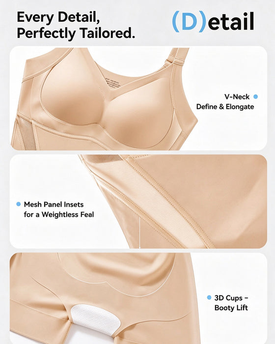 Svalkande Magkontroll Rumplyftande Shapewear Bodysuit