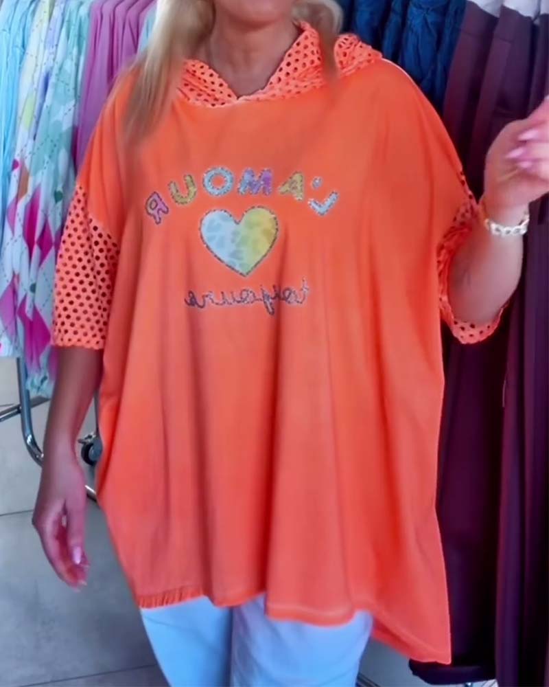 Huvtröja En Oversized Casual