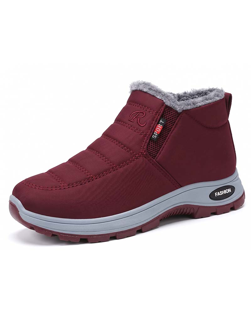 Vinter Tjockfodrade Snökängor, Slip-On Varma Casual Skor För Damer Och Herrar