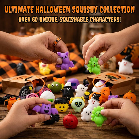 Halloween-squishies stressavlastande leksaksset