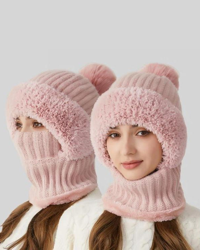 Damluva I Enfärgad Design Med Pälstofs