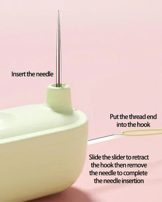 2-i-1 Nålträdare Och Sömupprullare