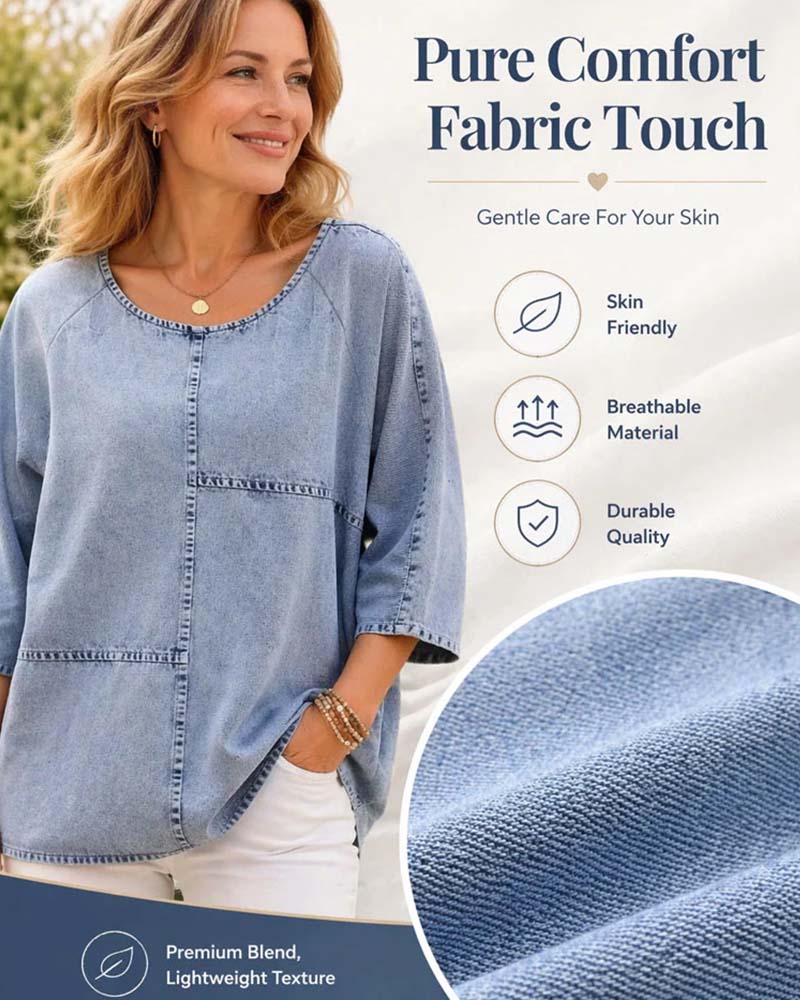 T-Shirt Solid Plus Storlek