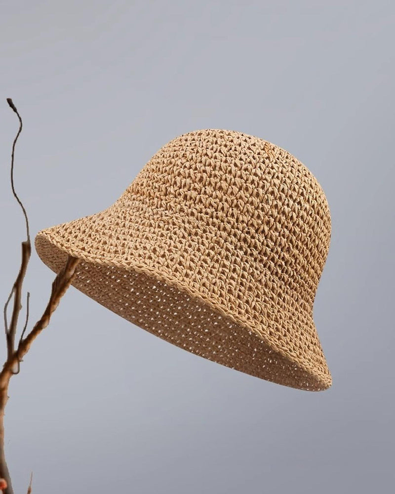 Hatt Utomhus Vävd Halm