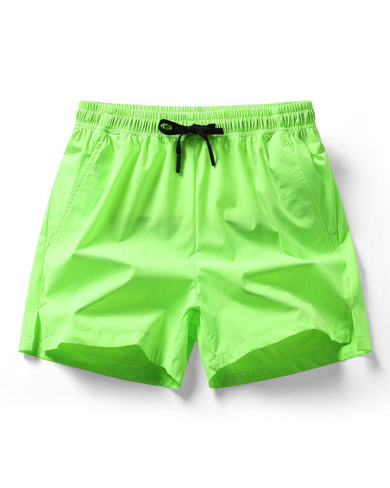 Herrar Avslappnade Snabbtorkande Shorts med Fickor