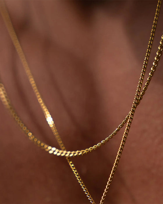 Minimal Pendant Halsband Duo