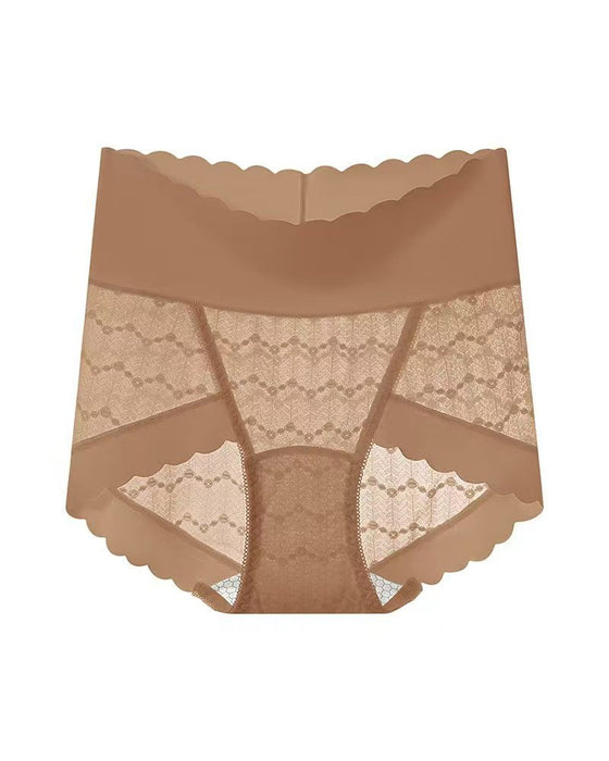 Andningsbara Sömlösa Höga Midjelinses Trosor