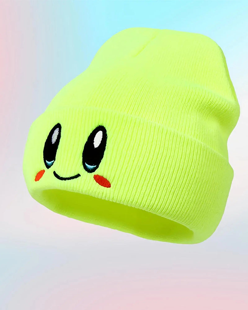 Söt Broderad Tecknad Mössa
