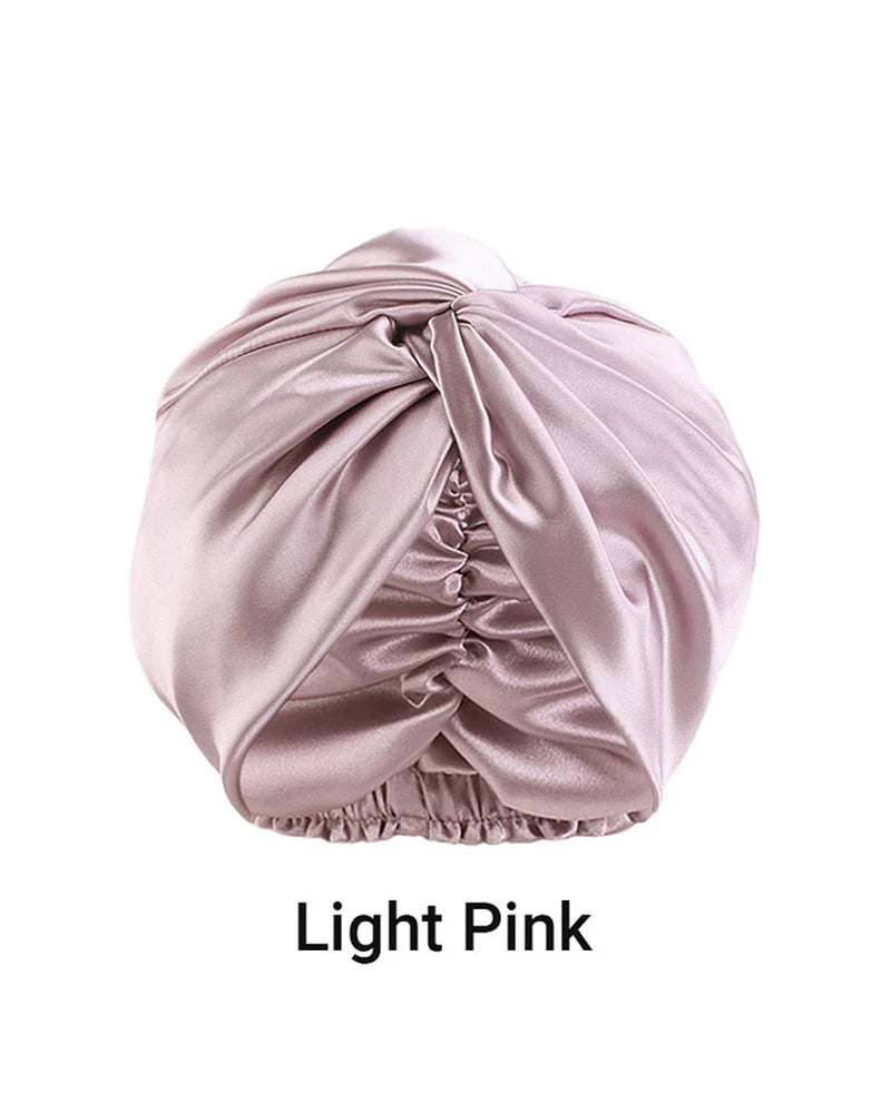 Mjuk Och Stretchig Hårmössa Med Tvistdesign