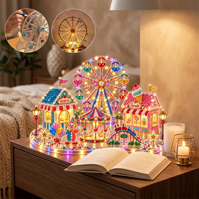 3D LED Jul Diamantkonst DIY Kit