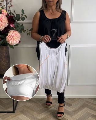 Tank Top Inbyggt Bh U-Ring Urskuren Casual