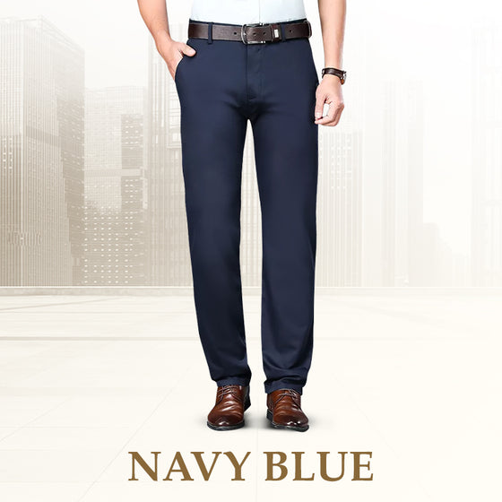 Timelessflex - Herrbyxor Med Hög Elasticitet I Straight Fit